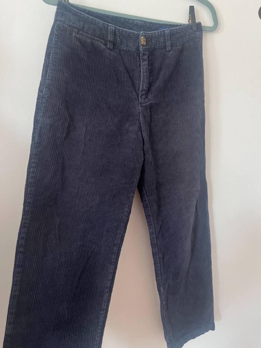 Polo Ralph Lauren low/mid-rise straight leg navy corduroy pants